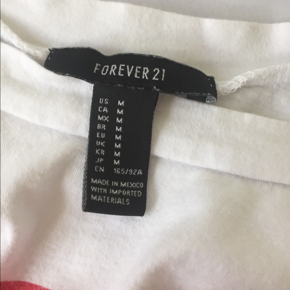 ⚠️FOREVER 21 white ramen crop top graphic tee - Picture 8 of 8